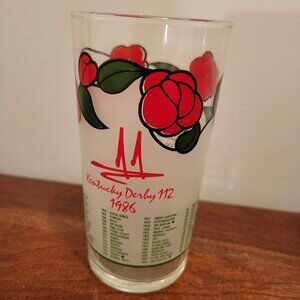 Kentucky Derby glass 1986 year, Derby 112